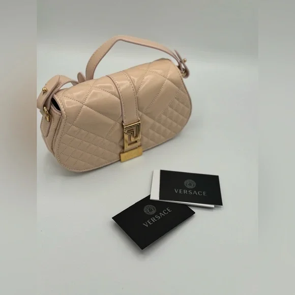 Versace Mini Greca Goddess Quilted Leather Shoulder Bag - Picture 2 of 16